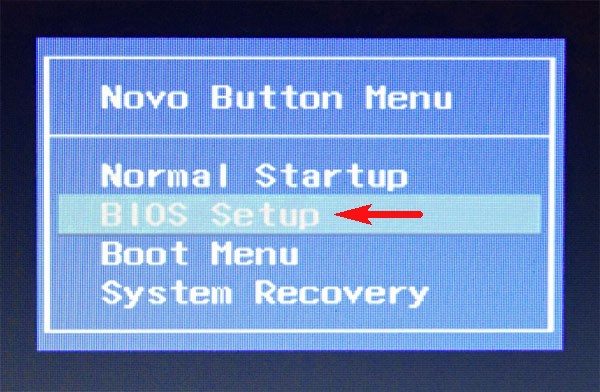 There you can use the arrows to select the boot BIOS or Boot Menu